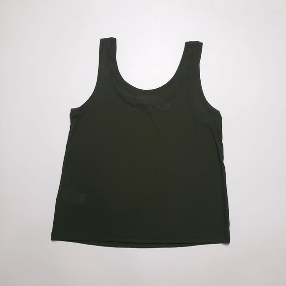 Madewell Eastover Tank Womens Size Small Dried Olive Green Sleeveless Top Casual - Picture 8 of 16